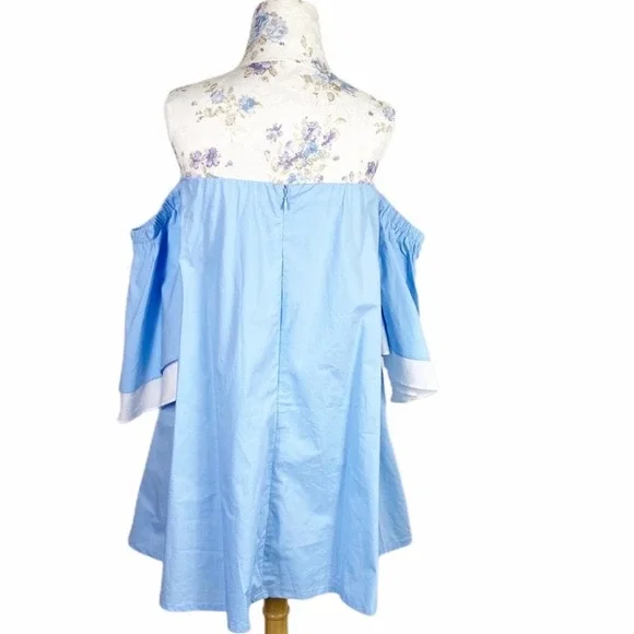 DO+BE dress Off Shoulder Tube bell sleeves Small - Picture 2 of 8